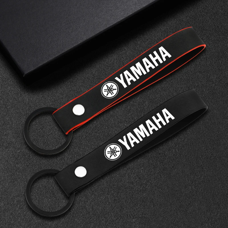LLavero de gamuza para coche a la moda, regalo de negocios, llavero de cuero, correa para llave de coche, llaveros tipo billetera para cintura para Yamaha R1 R3 R25 Mt-09