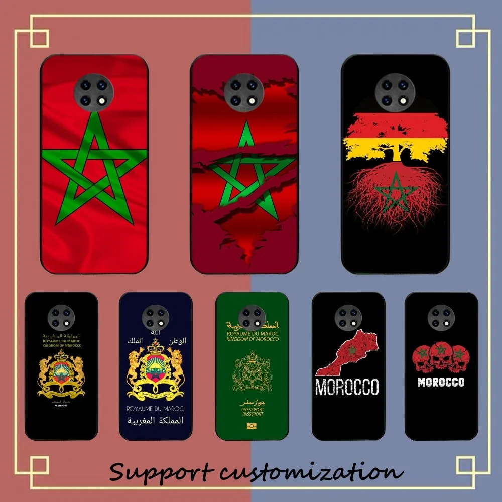 Morocco Flag Passport Phone Case For Redmi Note 4 X 5 A 6 7 8 T 9 9S 10 11 11S 11Epro Poco M3 pro