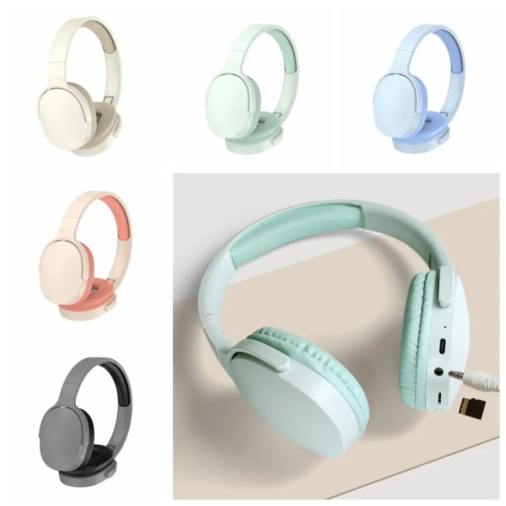

ABS Wireless Bluetooth Headphones Over Ear with Microphone Bluetooth Headsets Portable Noise Reduction Stereo Headphone