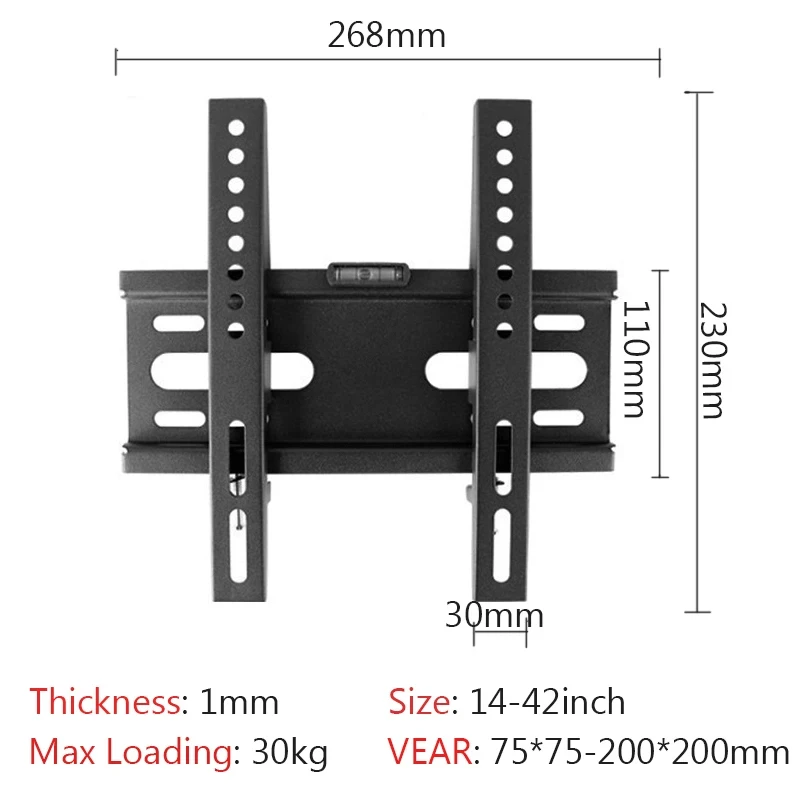 Universal Fixed TV Wall Mount Bracket  for Most 14-42\