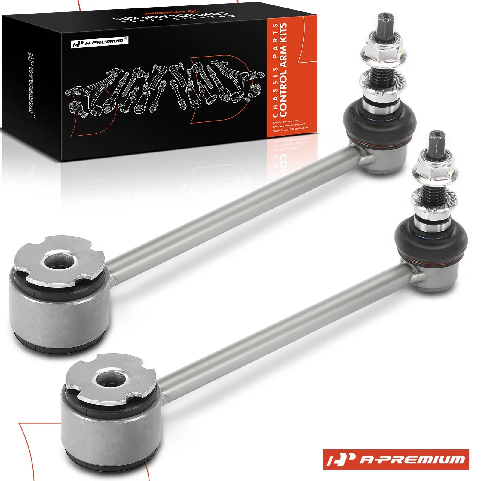 A-Premium 2x Rear Stabilizer Sway Bar Link for Chevrolet Tahoe Suburban 2021-2022 GMC Yukon 2021-2022 Cadillac Escalade 2021