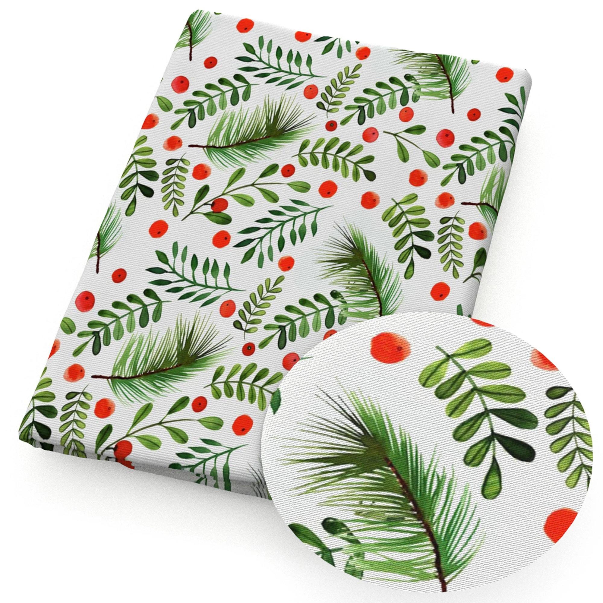 50*145 سنتيمتر شجرة عيد الميلاد خليط مطبوعة البوليستر القطن لخياطة الأنسجة اللحف الأقمشة التطريز المواد DIY بها بنفسك اليدوية