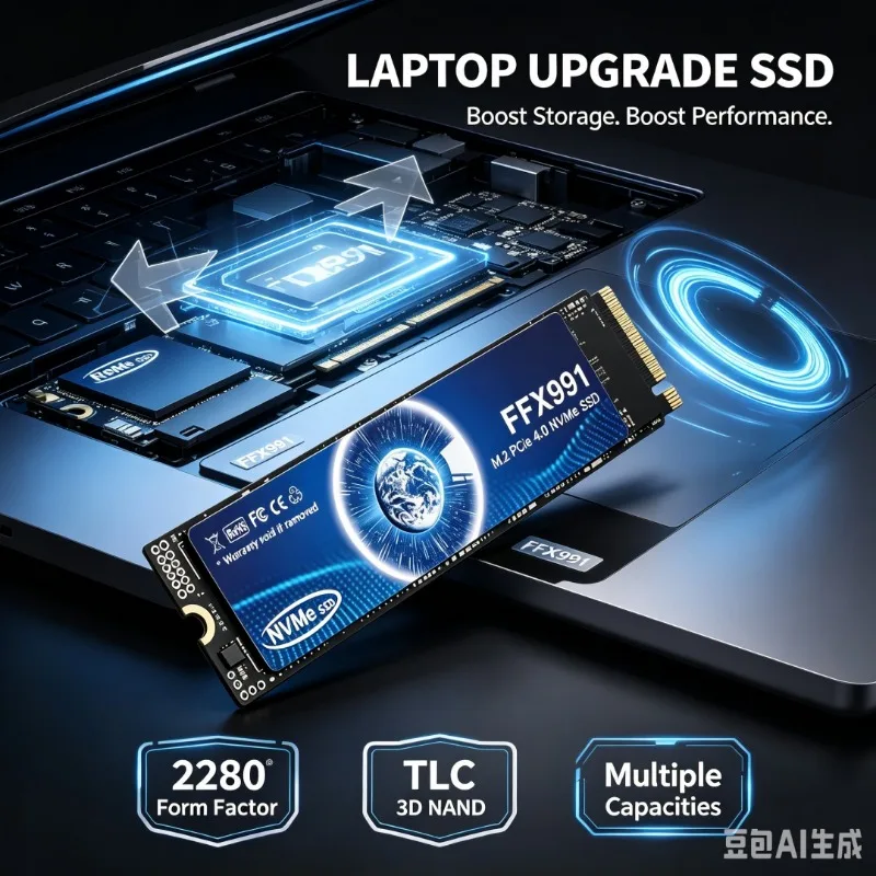 FFX991 M.2 NVMe SSD 7300MB/s TLC 3D NAND 2280 Internal Solid State Drive 500GB‑4TB For PS5 Gaming Desktop Laptop PC Storage