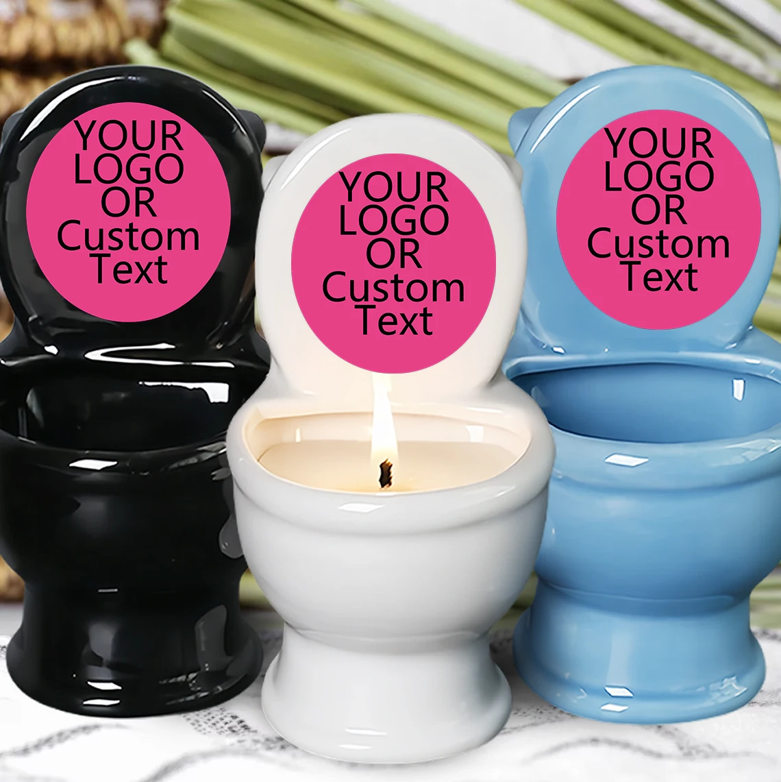 

Unique toilet shaped candles, customized logos and image text, ladies' gifts, fun candles, close friend gifts, Christmas candles