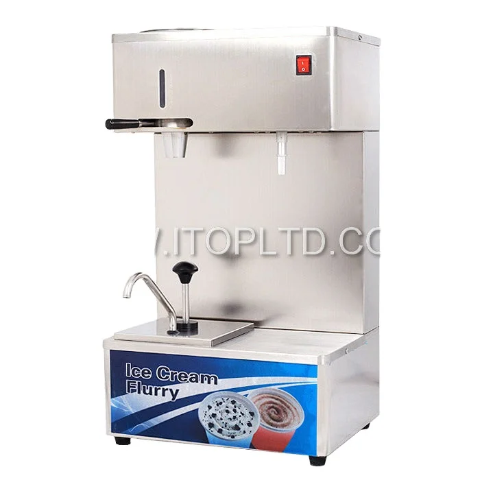 

Commercial Soft Serve Ice Cream Machine - McFlurry & Yogurt Maker(3-in-1 Frozen Dessert System, 2L/H Capacity, Digital Control）