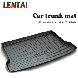car rear trunk mat For Mercedes GLA X156 2019 2014 2015 2016 2017 2018 Cargo Boot Liner Tray Styling Anti-slip Mat Accessories