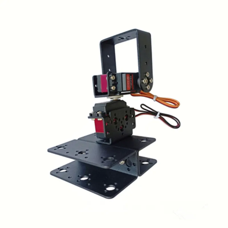 Two Dimensional Degree Of Freedom Controllable Programmable Head Steering Gear Standard Metal Bracket Accessories Mechanical Arm