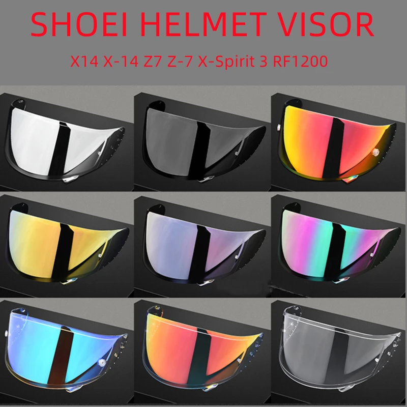 Helmet Visor for SHOEI X-14 X14 Z-7 Z7 CWR-1 CWR1 NXR RF-1200 RF1200 X-Spirit III XSpirit 3 X-Fourteen X Fourteen RYD CWR-F CWRF