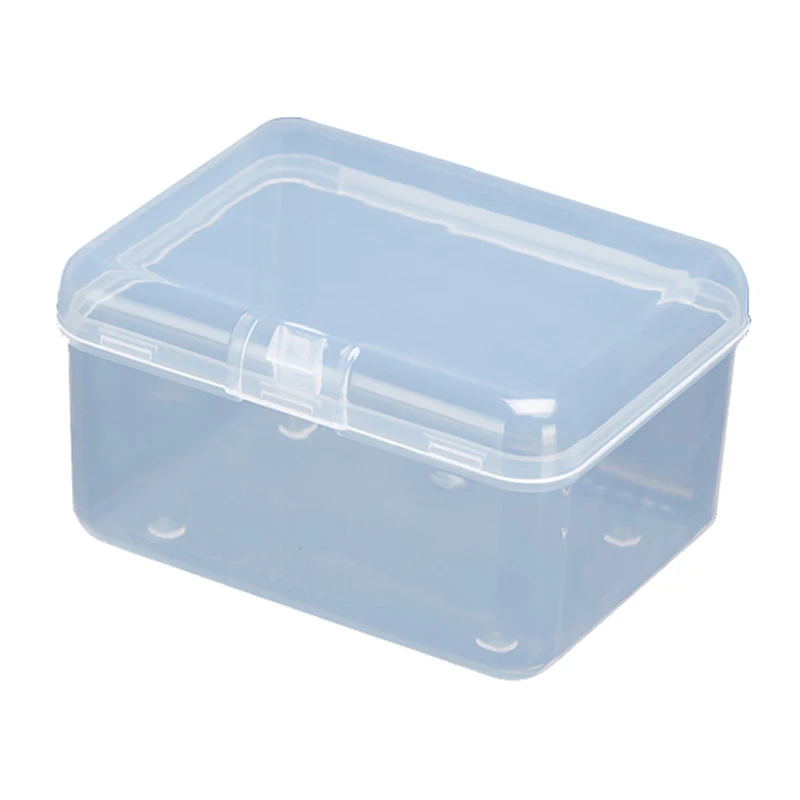 Transparent Plastic Storage Box Clear Square Multipurpose Display Case Plastic Jewelry Storage Boxes HOT 8.2*6.2*4.7mm 공구함