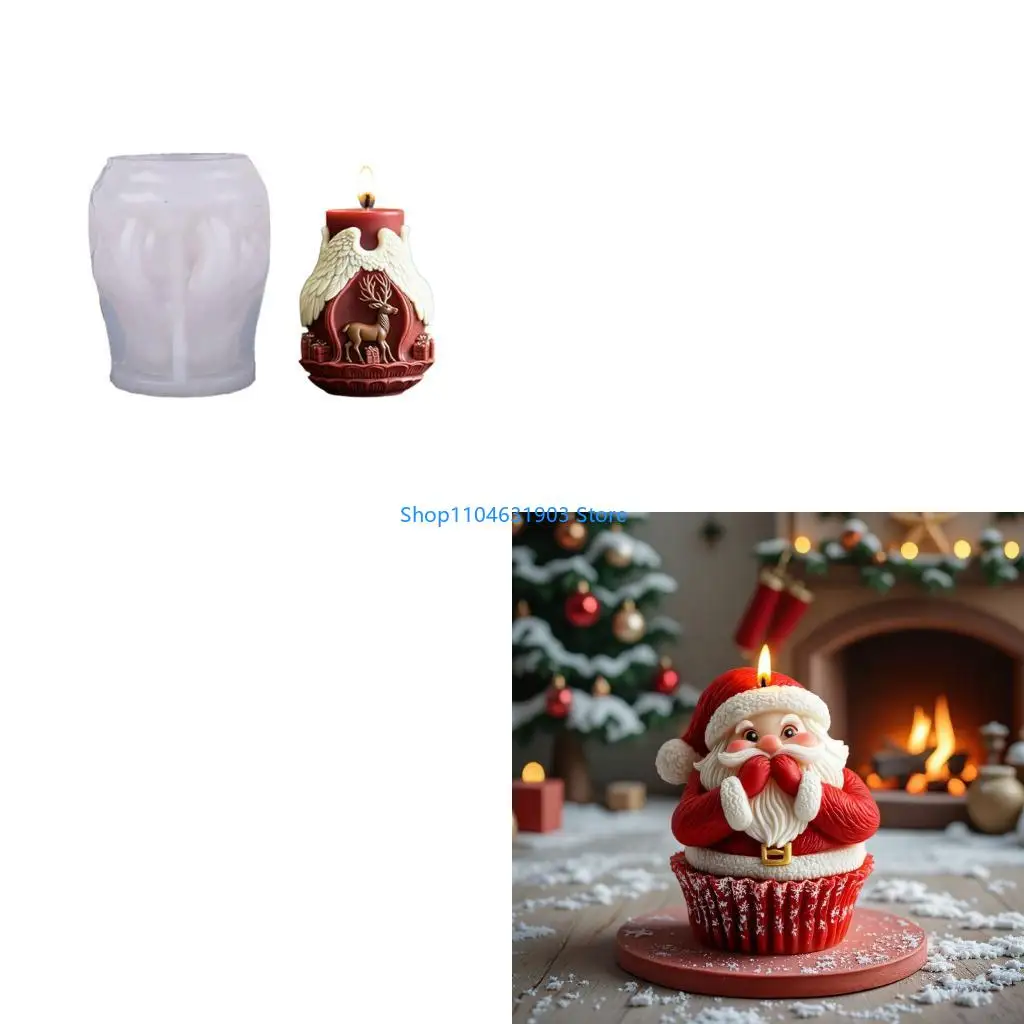 

Санта -Клаус Силиконовые плесени Пластары плесени эпоксидная смоля