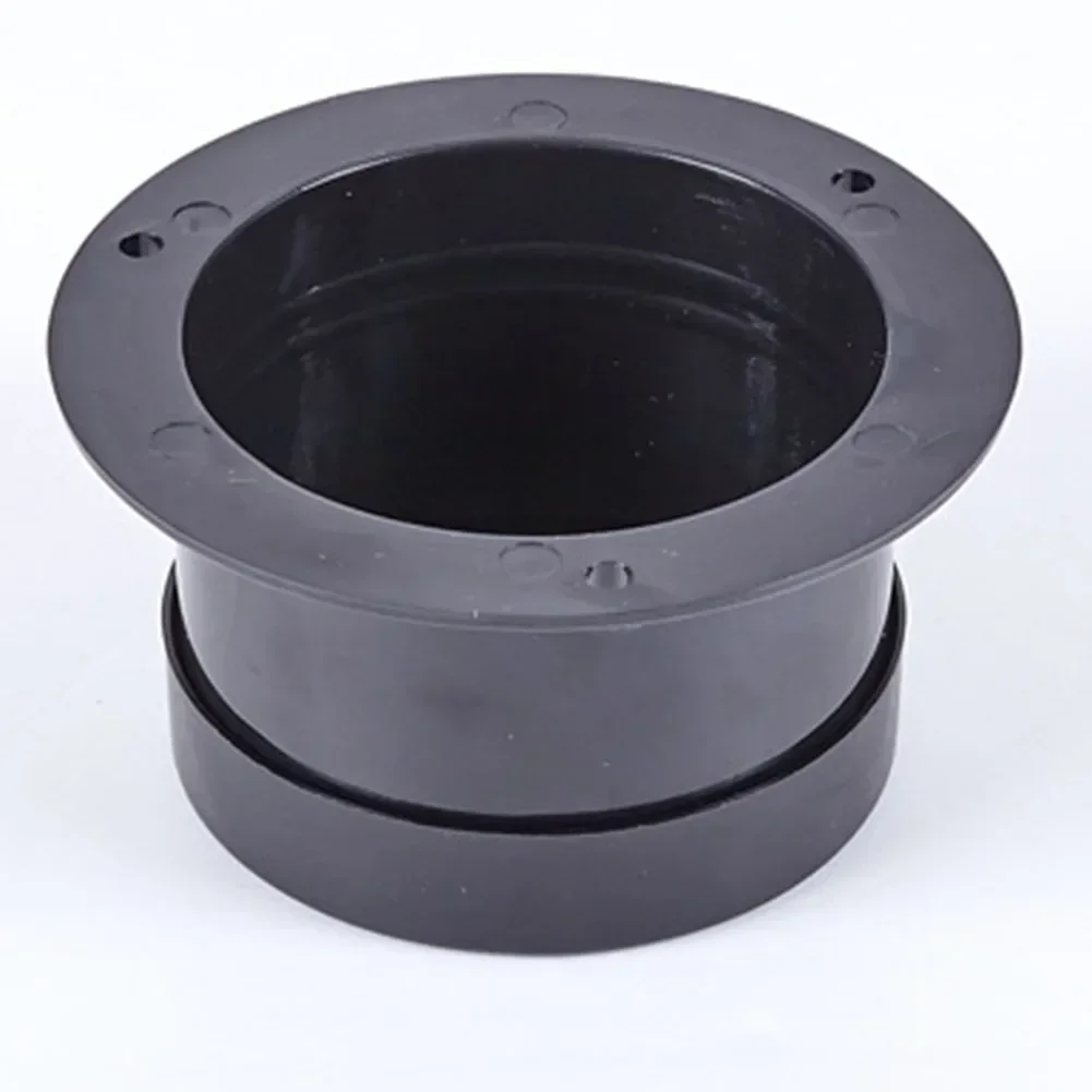 Flange Connection Straight Pipe Wall-mounted 1PC 75mm ABS Air-Ducting Connection Corrosion Resistance Brandnew