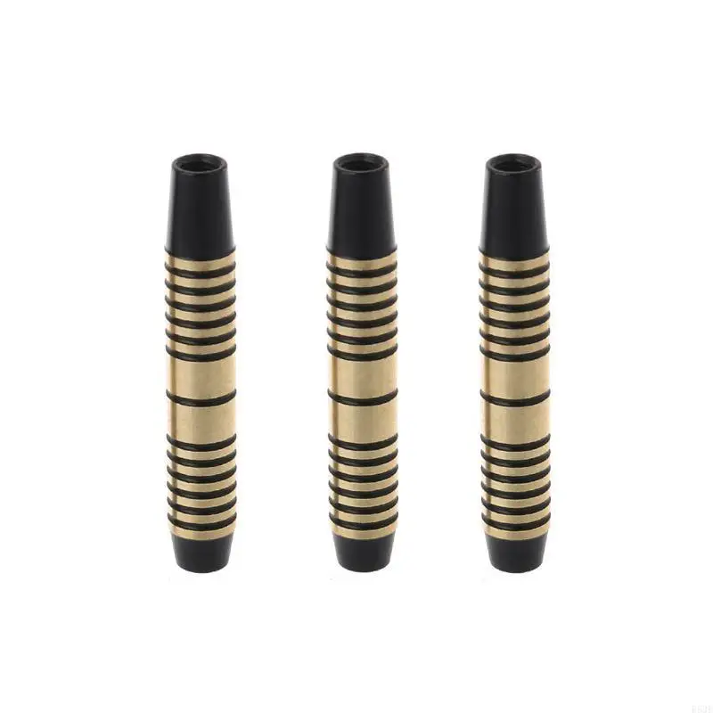 

R53E 3 Pieces Black Replacement Barrels for Soft Tip and Steel Tip Darts 49mm 16g With 2BA Thread