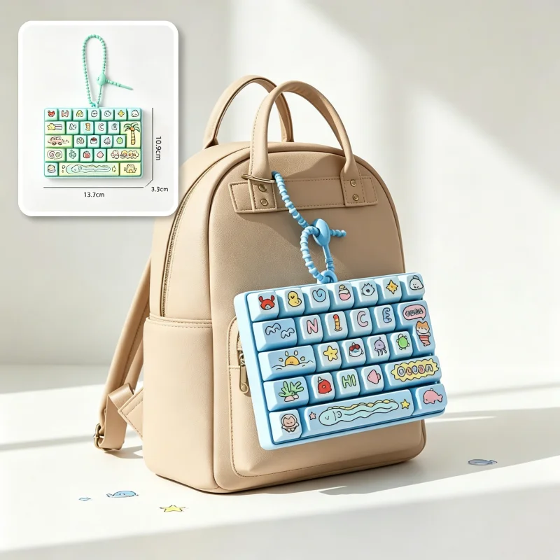 26 Keyboards Toys Keychains Stress Relieving Fun Student Gifts Bags Pendants Gifts That Keep You Happy