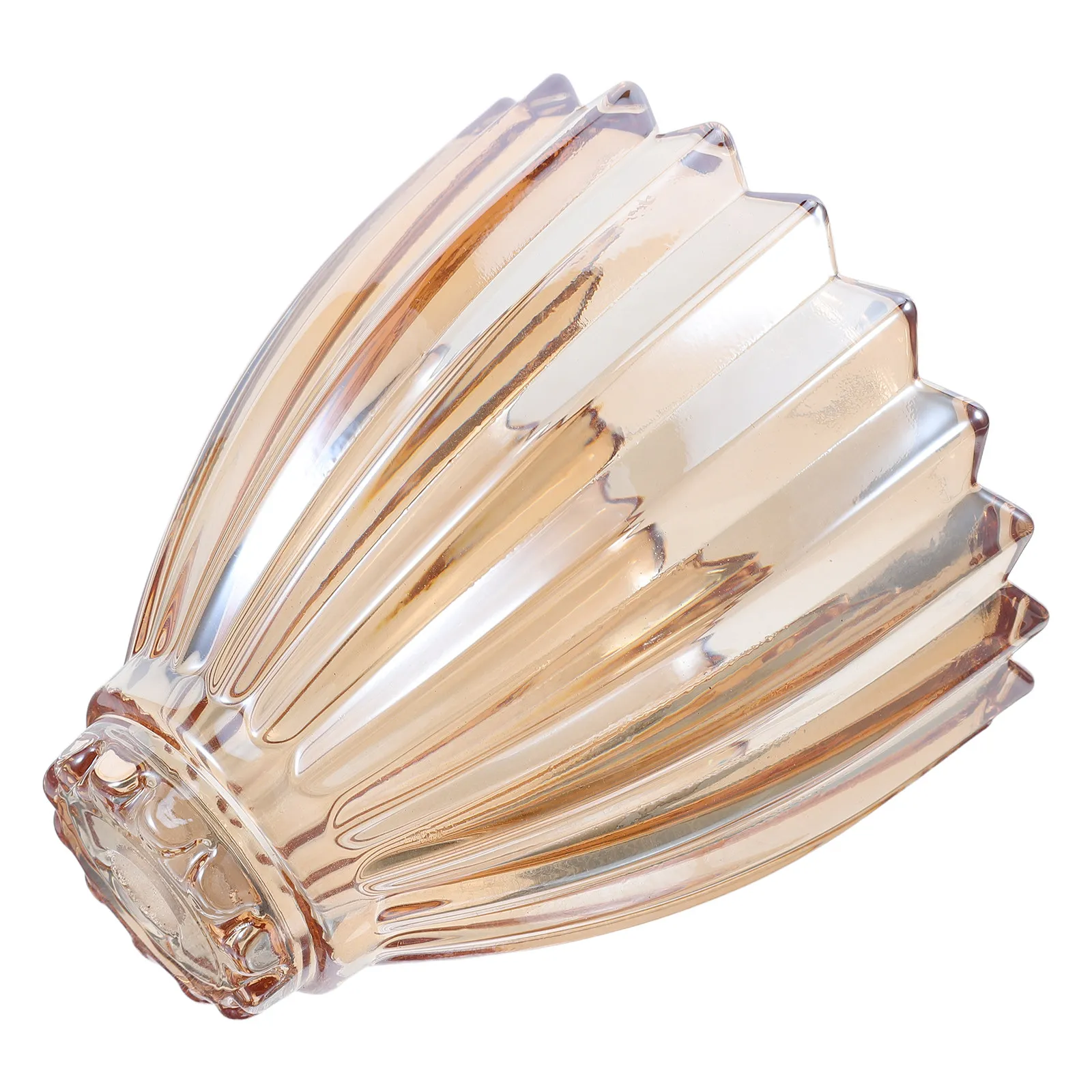 Glass Pendant Lamp Shade 10Mm Aperture Amber Replacement Light Bulb Cover Vintage Retro Hanging Light Shade Decorative Glass