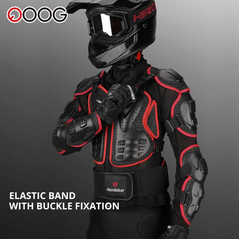 

Motorcycle Jacket Full Body Armor Wear-Resistant Anti-Fall Motorbike Armor Motocross Riding Protective Gear Back Protector S-4XL