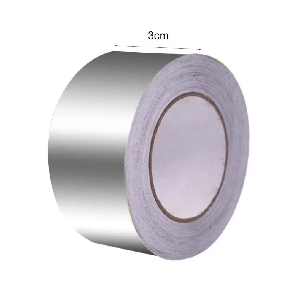 1 Roll Heat-resistant More Thicken Aluminum Foil Adhesive Tape Practical Waterproof Duct Tape for Home Tape Hardware