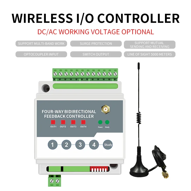 Imagem -04 - Transceptor de Interruptor de Transmissão sem Fio Controlador de Nível de Sincronização Controle Remoto Comutação de Wireles