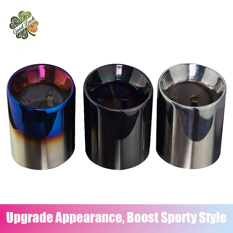 

1PC Stainless Steel Exhaust Tip for BMW M2 M3 M4 F80 F82 F87 Single Outlet Direct Plug-In Available in Multiple Colors
