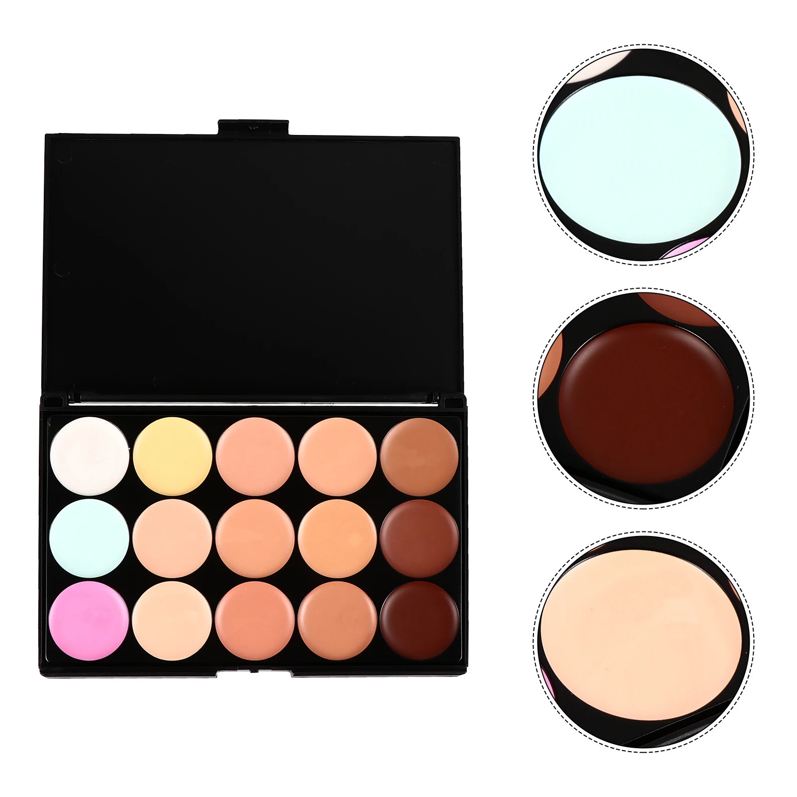 2 pezzi fondotinta correttore 15 tonalità colore sotto gli occhi forniture per il trucco del viso FaceBruise crema impermeabile LongWear