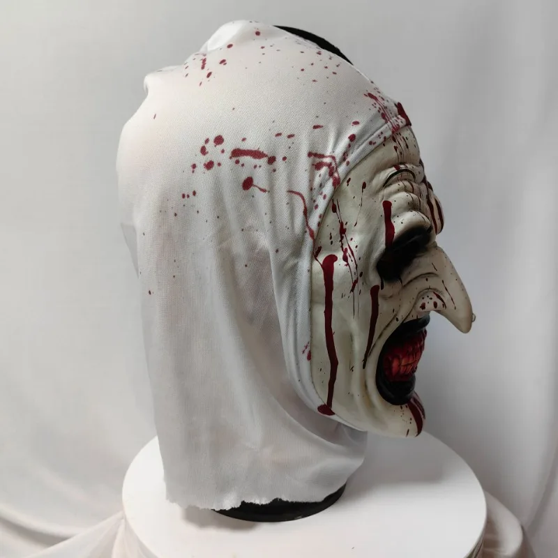 CosplayHorror Pennywise Joker máscara Cosplay aterrador espeluznante mal demonio payaso asesinos casco de látex Halloween carnaval fiesta disfraz P