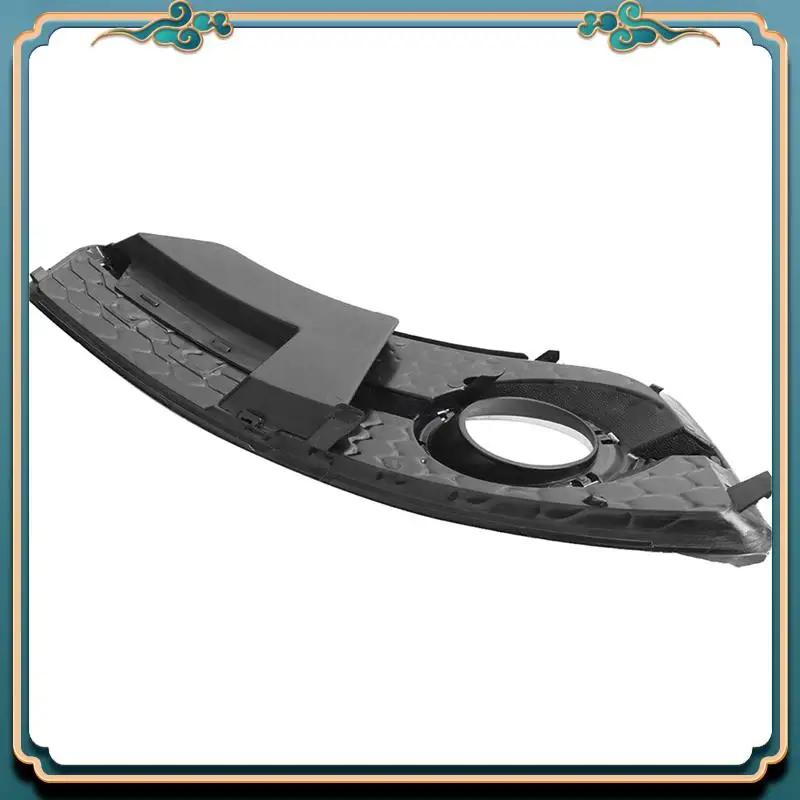 A54P-Car S-Line Front Fog Light Grille Anti-Fog Daytime Running Light Frame For Q5 2009-2011 8R0807681A 8R0807682A Replacem