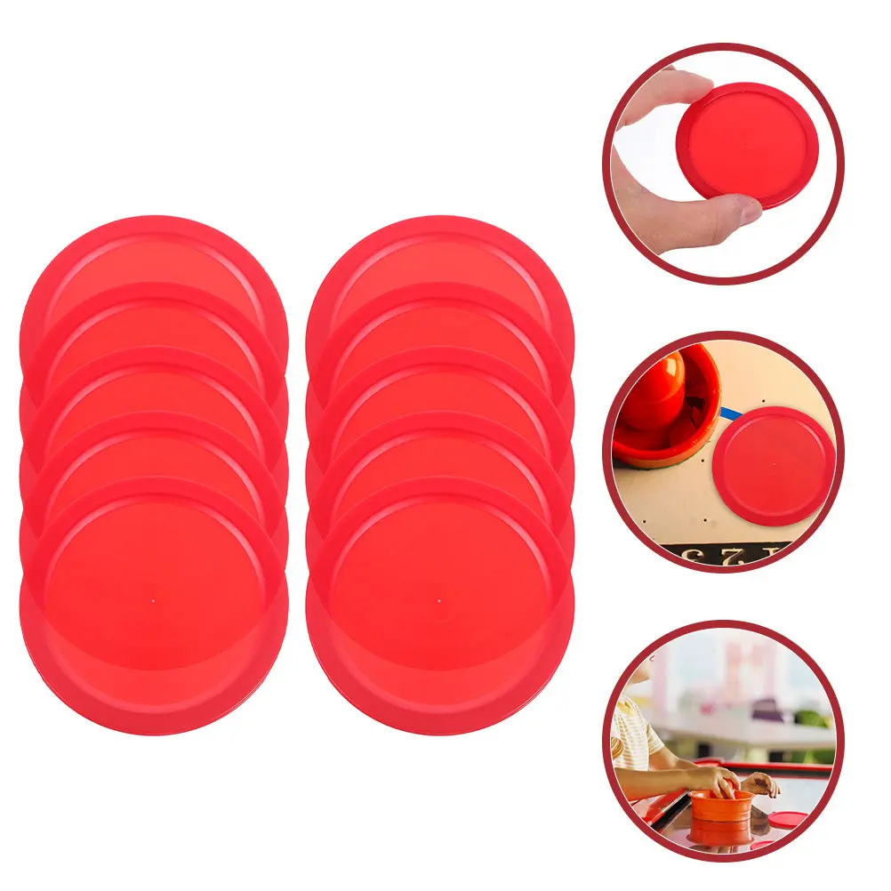 

20Pcs Replacement Desktop Hockey Pucks Air Hockey Accessories Hard Plastic Smooth Rolling Stable Performance Game Table Bar Room