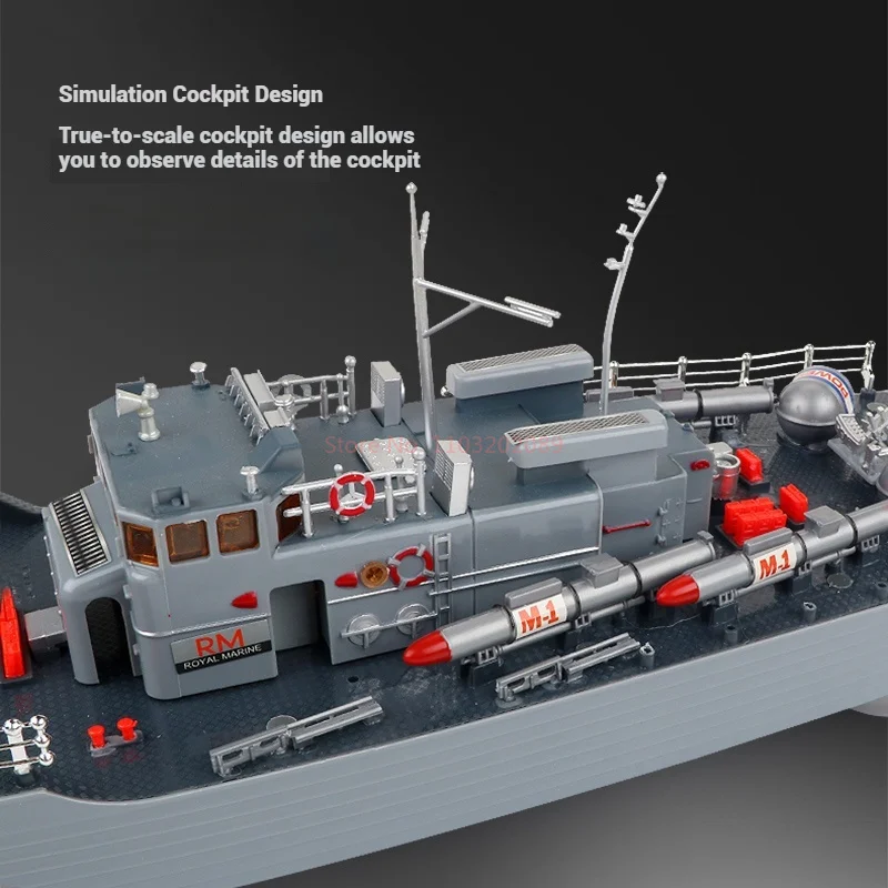 Hotsell Ferngesteuertes elektrisches Wasserkriegsschiff für Kinder, Hochgeschwindigkeits-Schnellboot, Kreuzfahrtschiff, Luftschiff, Modellschiff, Spielzeug, Geschenk