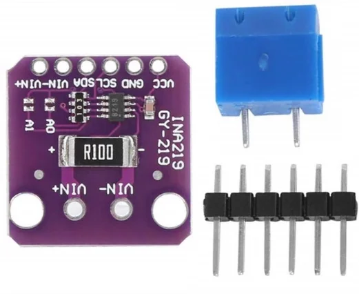Purple GY-INA219 High Precision I2C Digital Current Detection Sensor Module