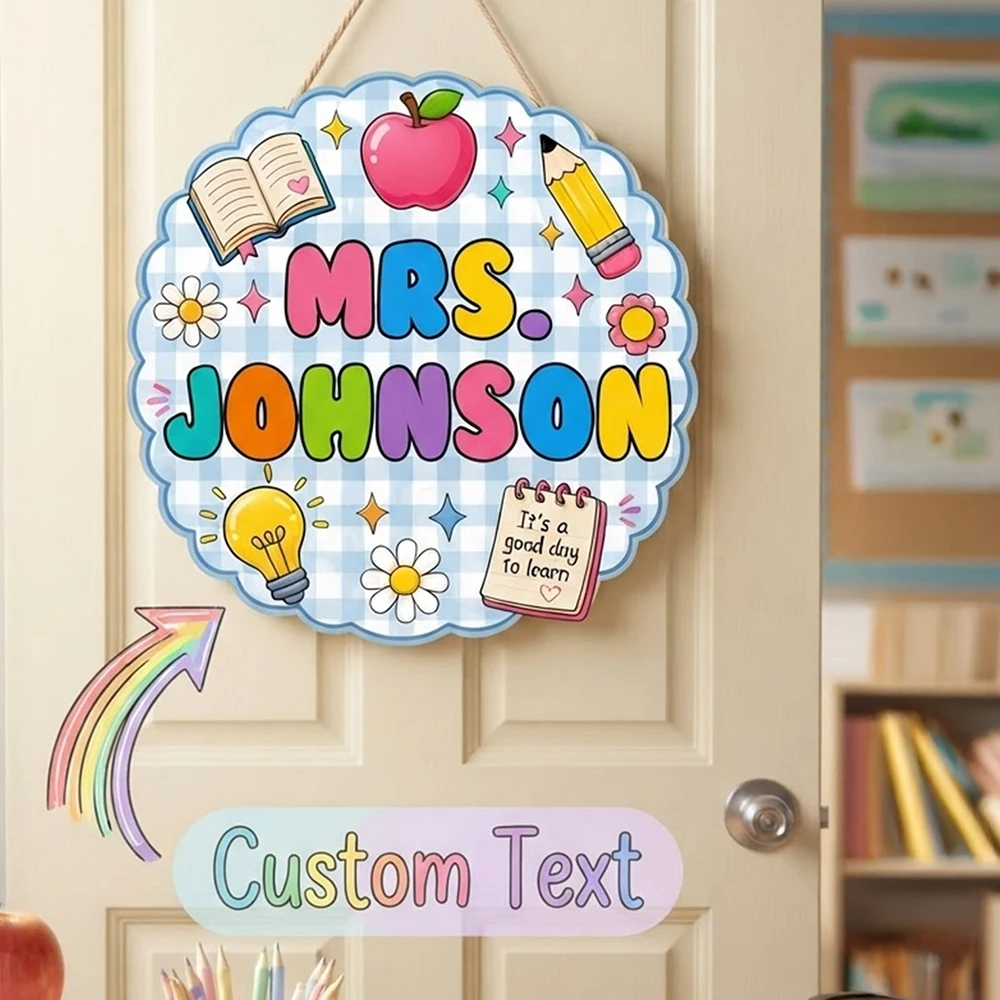placa-de-madeira-personalizavel-para-professores-com-borda-ondulada-decoracao-de-porta-de-sala-de-aula-com-texto-personalizado-presente-ideal-de-gratidao-para-o-dia-do-professor