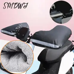 1Pair Motorcycle Handlebar Muffs Waterproof Handlebar Mitts Snowmobile Gloves Winter Thermal E-Bike Cycling Motorbike Gloves