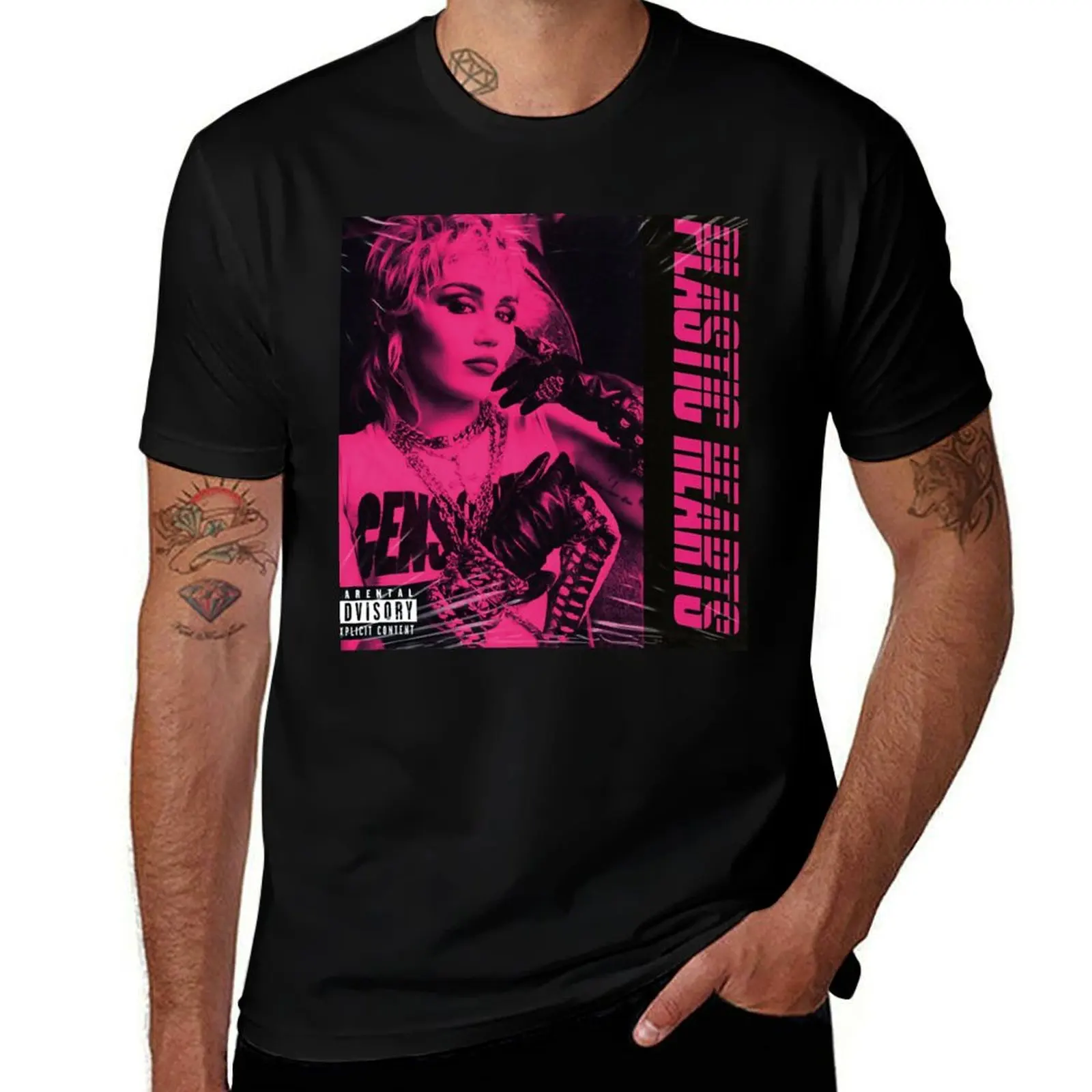 

Miley Plastic For Men And Women T-Shirt g man t shirts for men t shirt men 100% cotton luxury brand T-Shirt