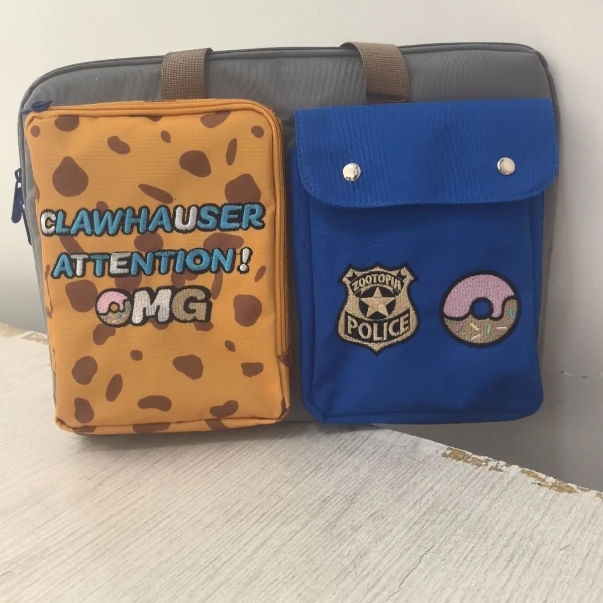 Ins Creative Unique Cartoon Color Block Laptop Bag Tablet MacBook Air Pro 13 14 Inch Case Portable Shockproof Casual Briefcase