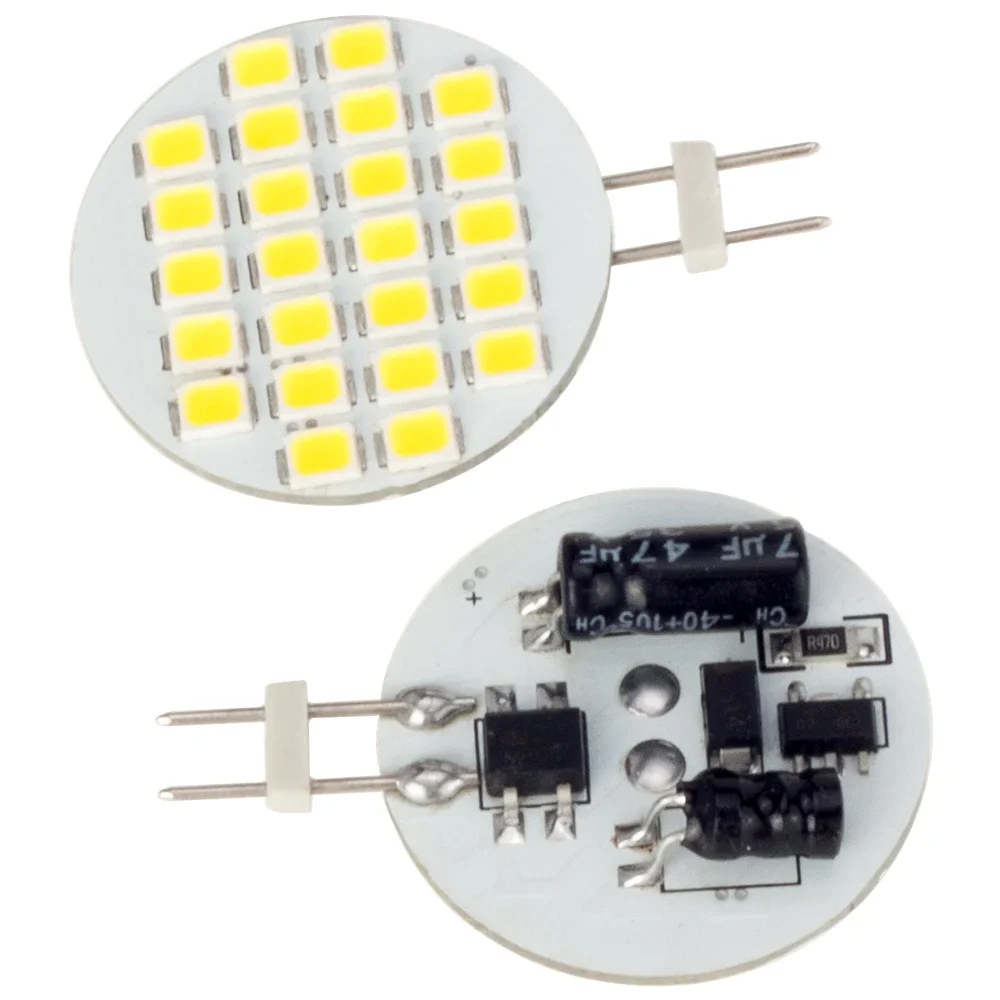 Luz LED de paisaje G4, 24LED de alta potencia, 2835SMD, 35W, 40W, equivalente a 360LM, 12V, 24V, RV, luz de cúpula de gabinete, alto CIR85, 1 lote