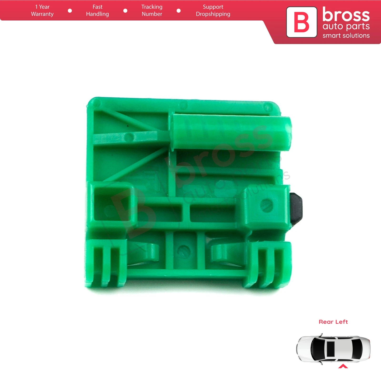 

BWR191 Power Window Regulator Repair Clips Rear Left Door for Renault Scenic MK1 Laguna MK2 Espace MK4 5 Vel Satis 7700437156