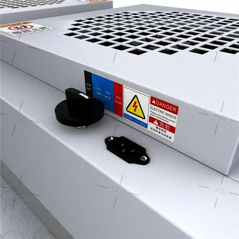 وحدة فلتر مروحة ffu hepa ffu h14 مروحة فلتر تدفق الهواء غرفة نظيفة #3