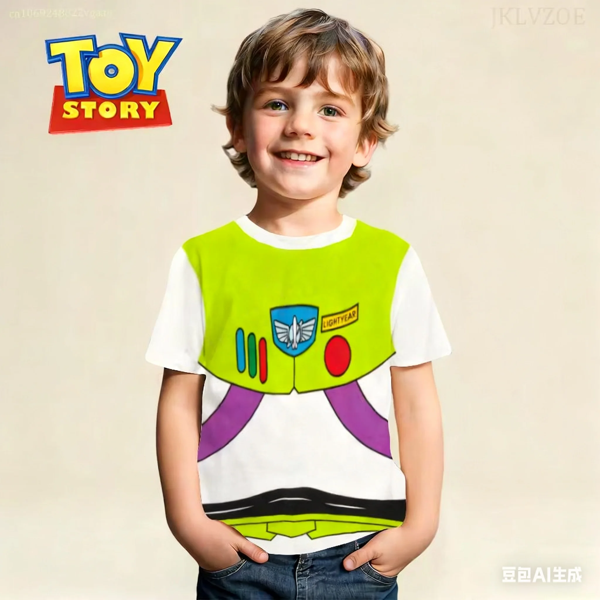 تي شيرت توي ستوري وودي باز لايت يير التأثيري تي شيرت متطابق للعائلة تي شيرت علوي ملابس عائلية زي ملابس الشارع الشهير للرجال والنساء والأولاد والبنات #4