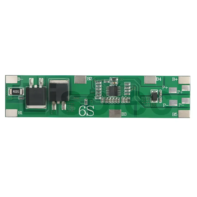 Placa de circuito de protección BMS 6S 24V 8A, placa de carga protectora, módulo de carga PCB para batería de litio 25,2 V 18650, Banco de energía