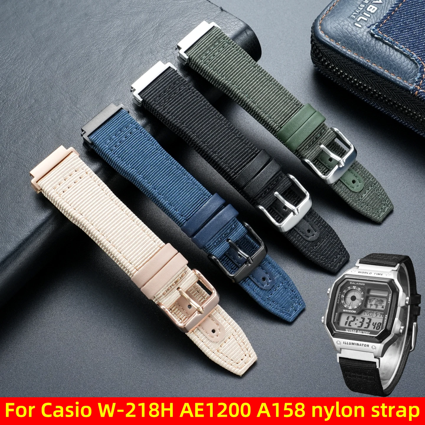 pulseira-de-relogio-de-nylon-modificada-com-fundo-de-couro-para-casio-ae1200-1300-a158-a168-w-218h-pulseira-esportiva-para-atividades-ao-ar-livre-18mm-preto-caqui