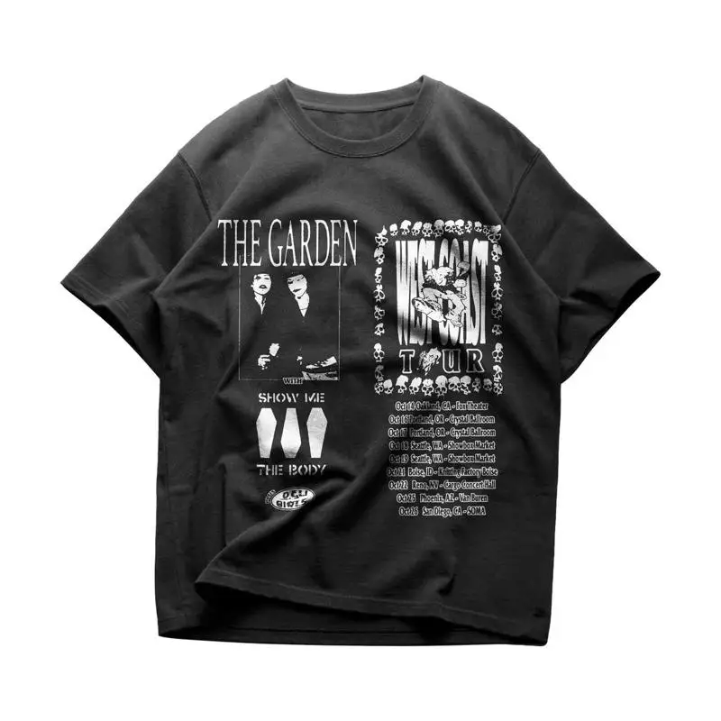 

Футболка The Garden Band West Coast Tour, полный размер S 5XL AR1219