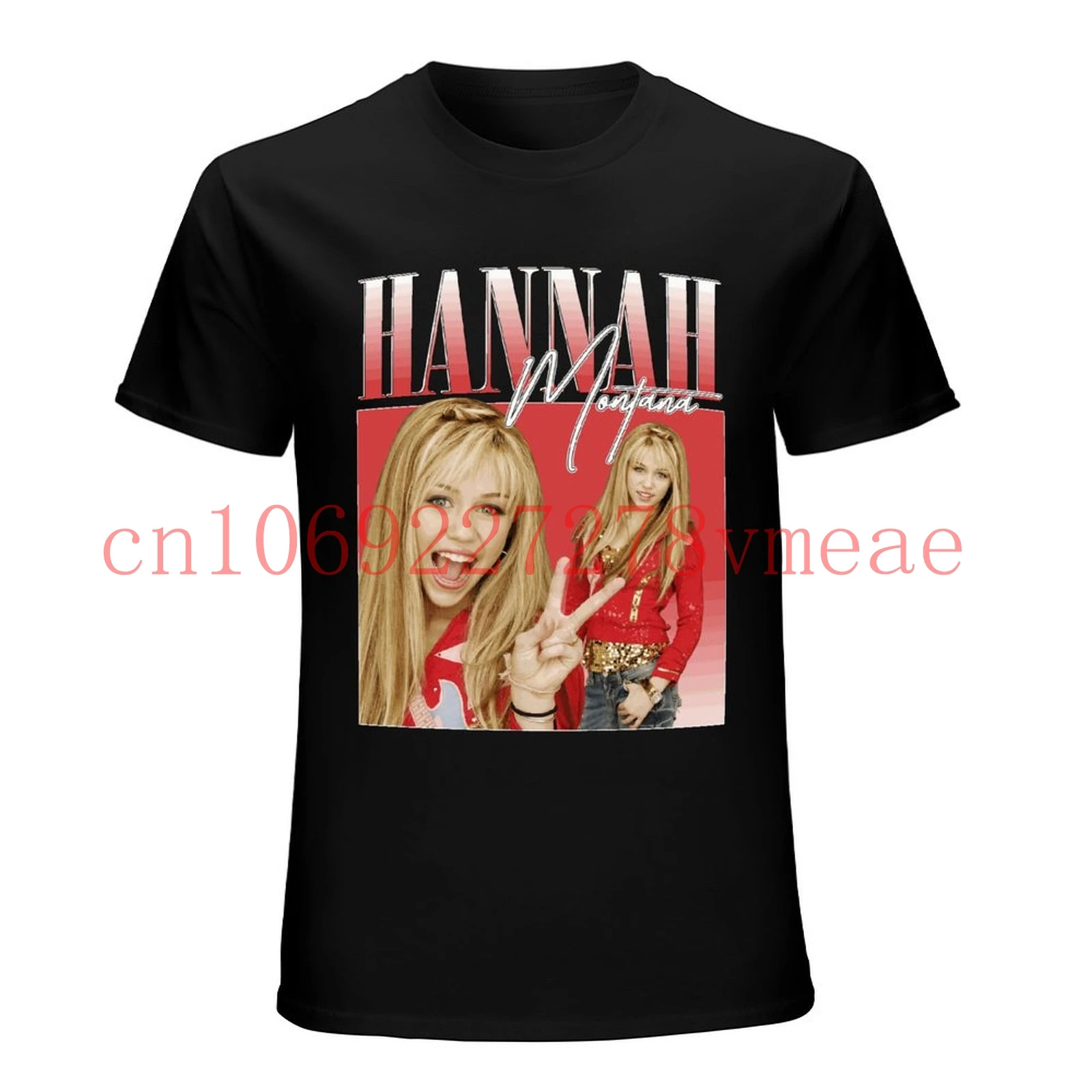 Hannah Montana Rap Hip Hop rapçi 90s Retro Vintage T Shirt yeni erkek kadın T Shirt