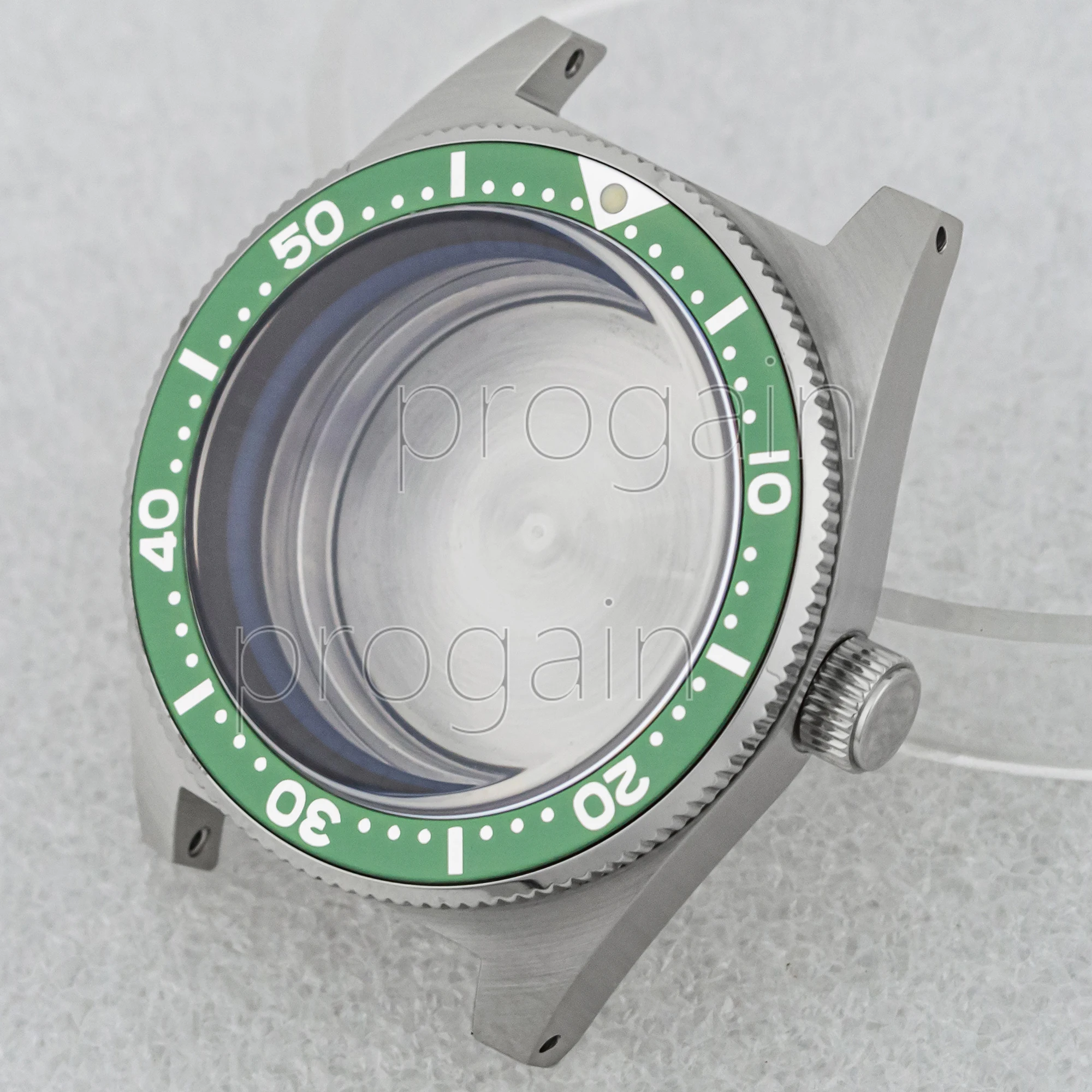 Stainless Steel Case 62MAS Diving 40mm Vintage Watch Case Bubble Sapphire Crystal Glass Case Fit NH34 NH35 NH36 Movement