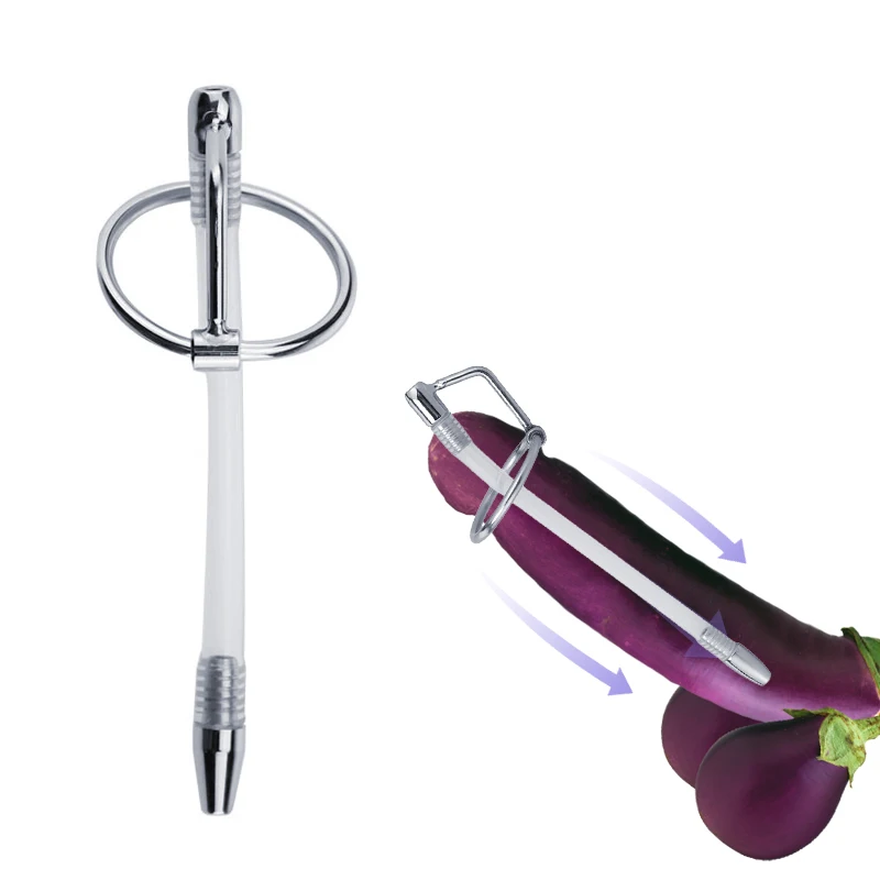 Urethral Toy Penis Plug Probe Catheter Prince Wand Male Hands Free Masturbator Ball Stretcher Urethral Holle Dilator Eikelring