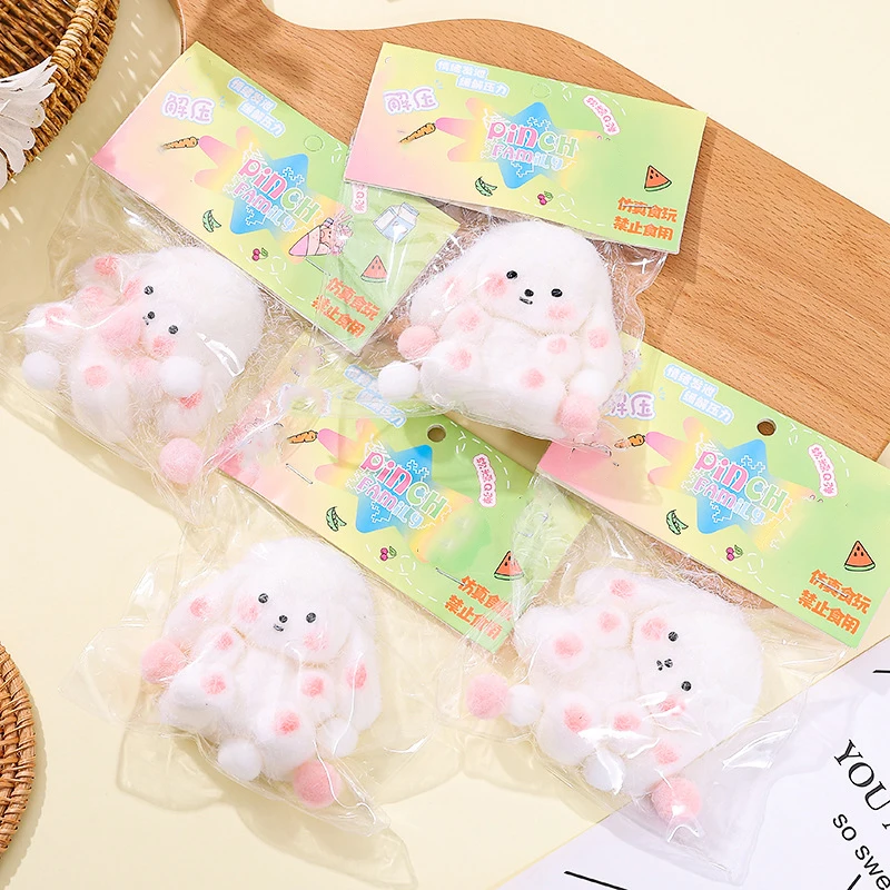 Jouets en peluche Kawaii pour enfants, Bunny Puppy, Ooze Feeling Instituts, Souligné Squeeze, Irritability Fingertip, Cadeaux doux