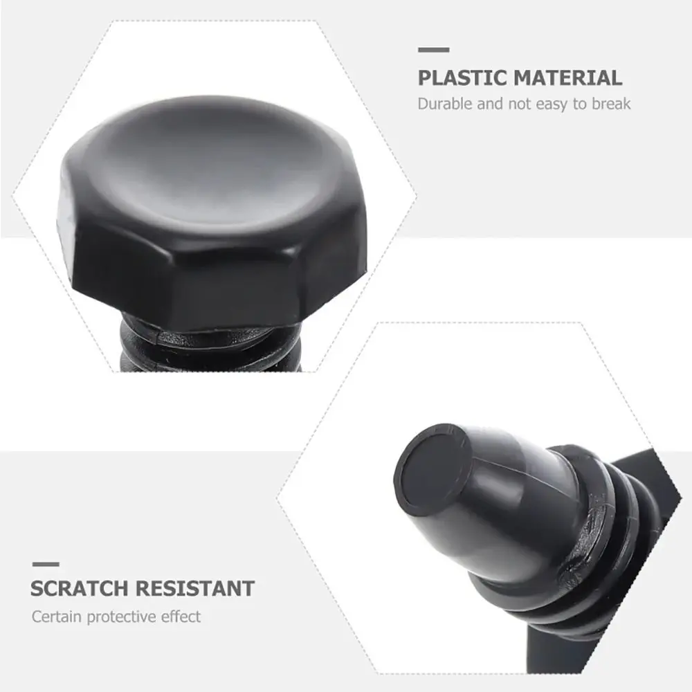 

10 шт. Прочные защитные заглушки для наконечников бильярдных киев, пластиковые винтовые заглушки-бамперы для защиты концов киев