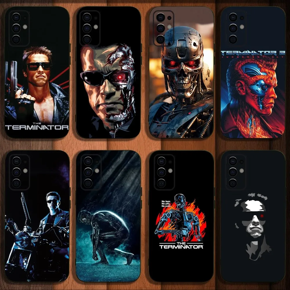 Movie The T-Terminator Phone Case For Samsung S24,S21,S22,S23,S30,Ultra,S20,Plus,Fe,Lite,Note,10,9,5G Black Soft Cover