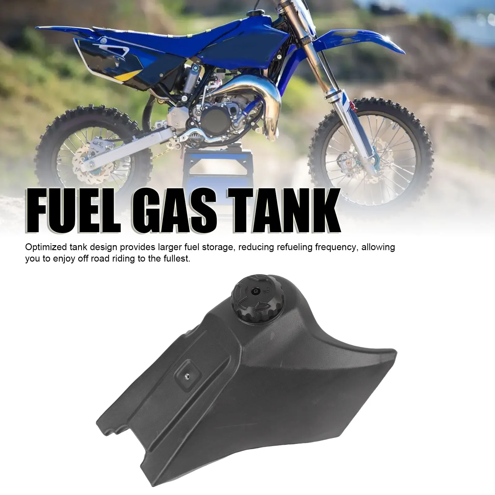 Motorcycle Fuel Gas Tank 5PA 24110 30 00 Shockproof Oil Tank Replacement For Yamaha YZ85 Pit Dirt 2002-2018 5PA-24110-30-00