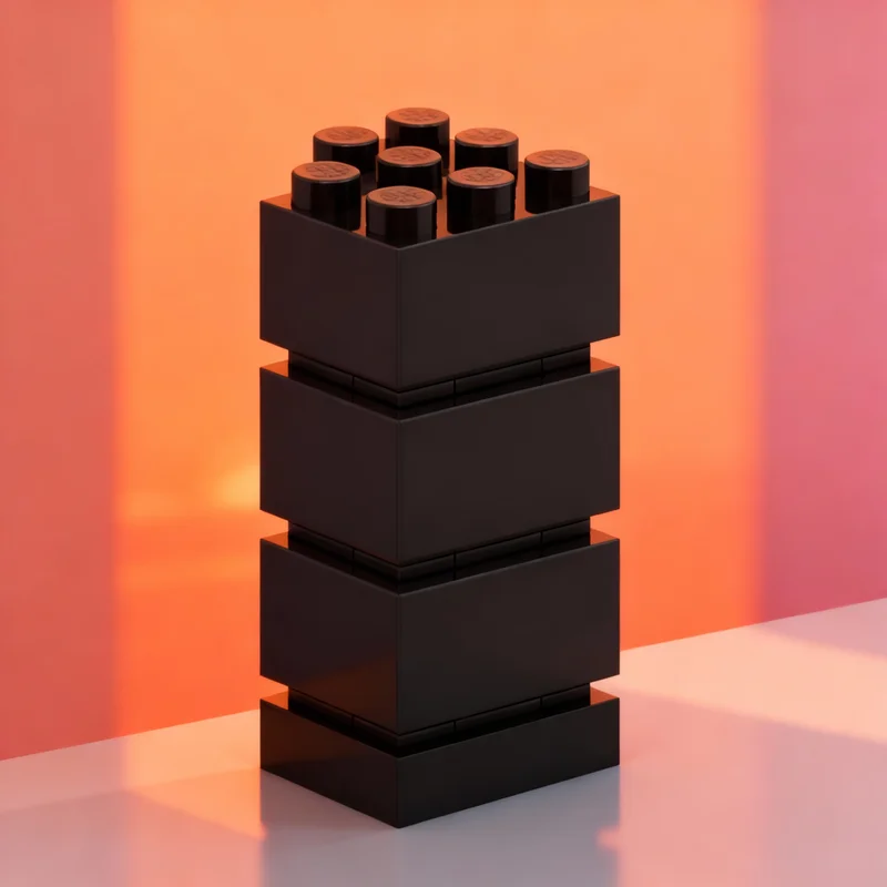 

157 деталей MOC Классический Кубик Рубика: Конструктор «Тайная модель», развивающая игрушка, идея для рождественского подарка, обучающий конструктор для детей