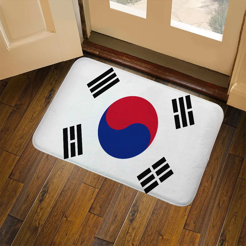 

Asian Flags Kitchen Carpet for Bathroom Mat Foot Mat Things to the Room Decoration Items Bath Rug Customized Doormat Outdoor