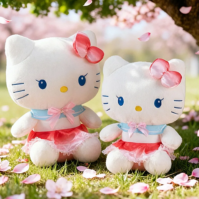 

Плюшевая кукла Sanrio Hello Kitty в морской форме, мягкая игрушка, кавайная игрушка, подарок на Новый год и день рождения, оптовая продажа, экспорт для девочек и детей