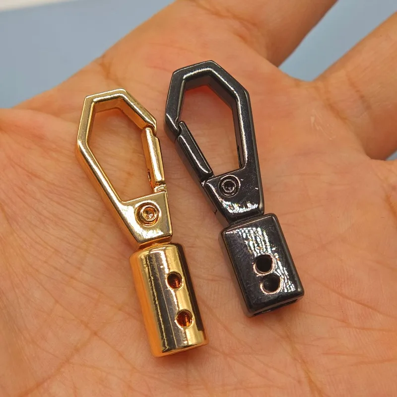 Spot Mobile Phone Lanyard Hardware Dog Buckle Spot Chain Hardware Accessories Light Gold Alloy Rhombus Hook 8mm Bucket